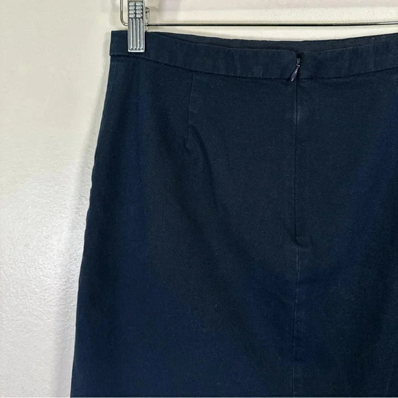 J,CREW Navy Pocket  Front Navy Skirt - Picture 7 of 11